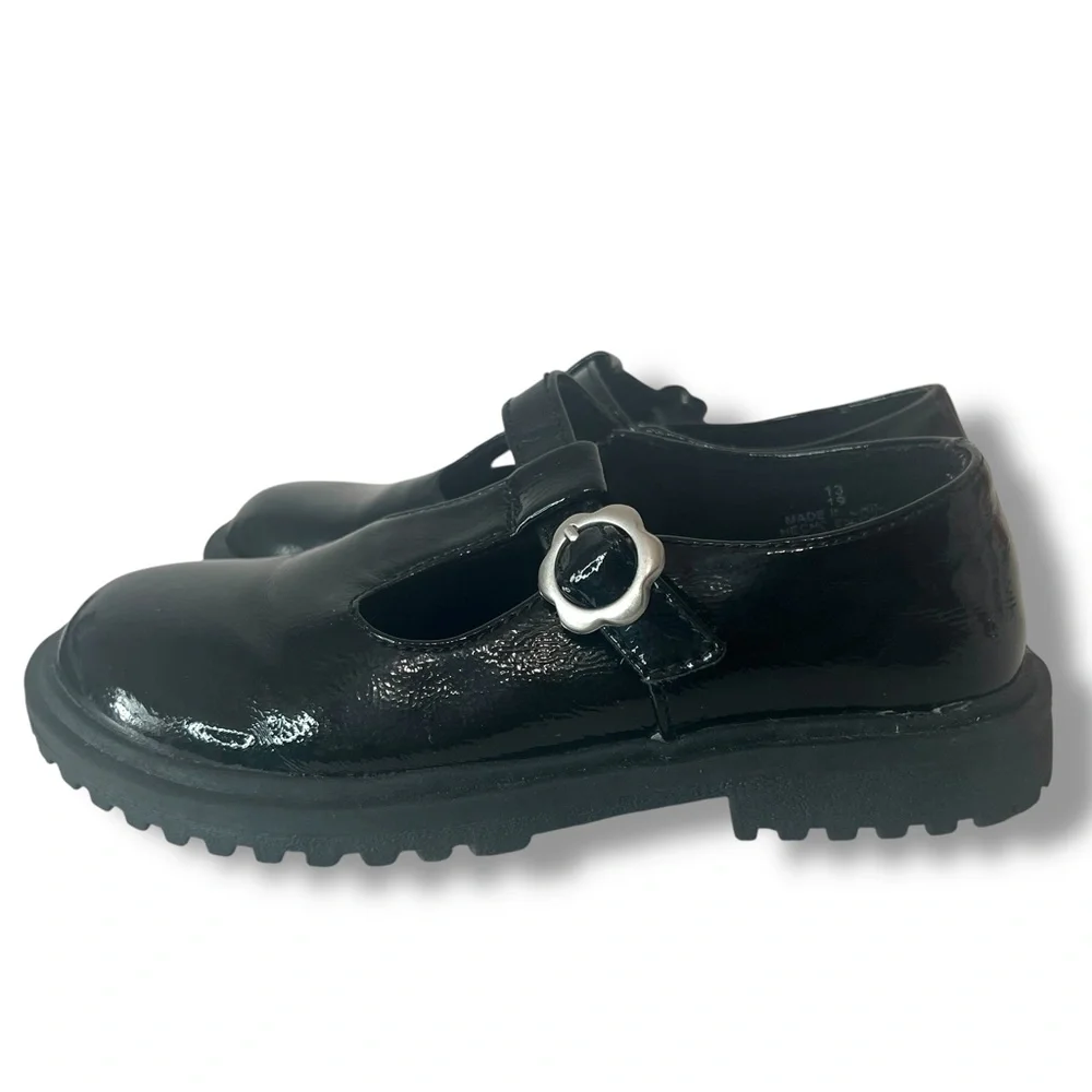 Old Navy Girl's ‎ Mary Jane Shoes Girls Size 13 Black 90s Classic